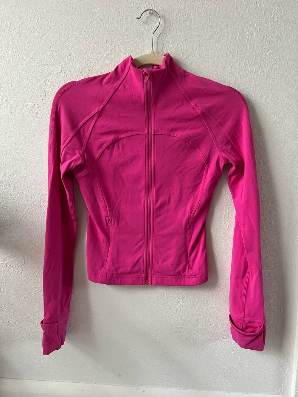 lululemon athletica Bright Pink Full-Zip Athletic Jacket